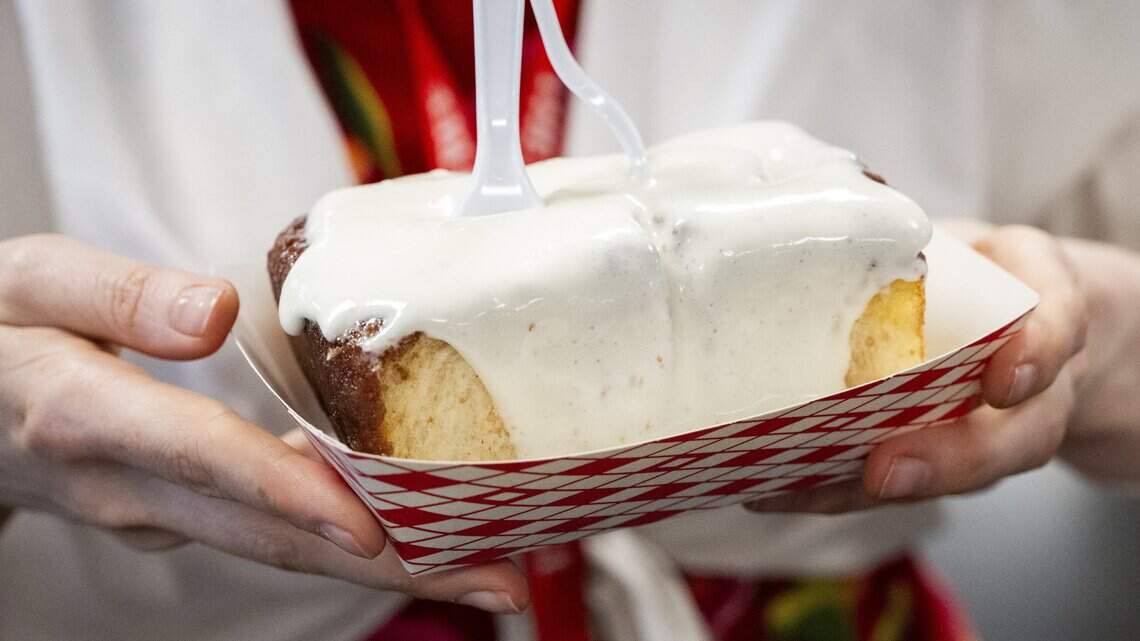 I went to the California State Fair and I ate food bigger than my head