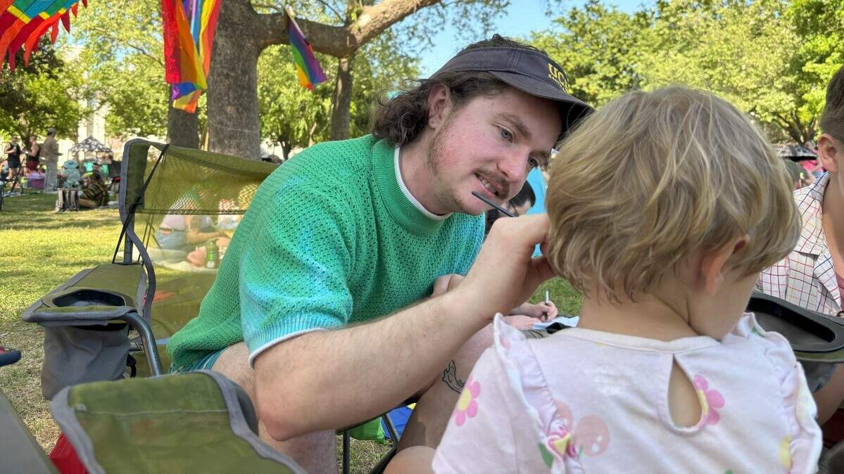 Sacramento’s LGBTQ community gathered for Blazing Queaster, an Easter event at Southside Park hosted by Big Queer Cookout.