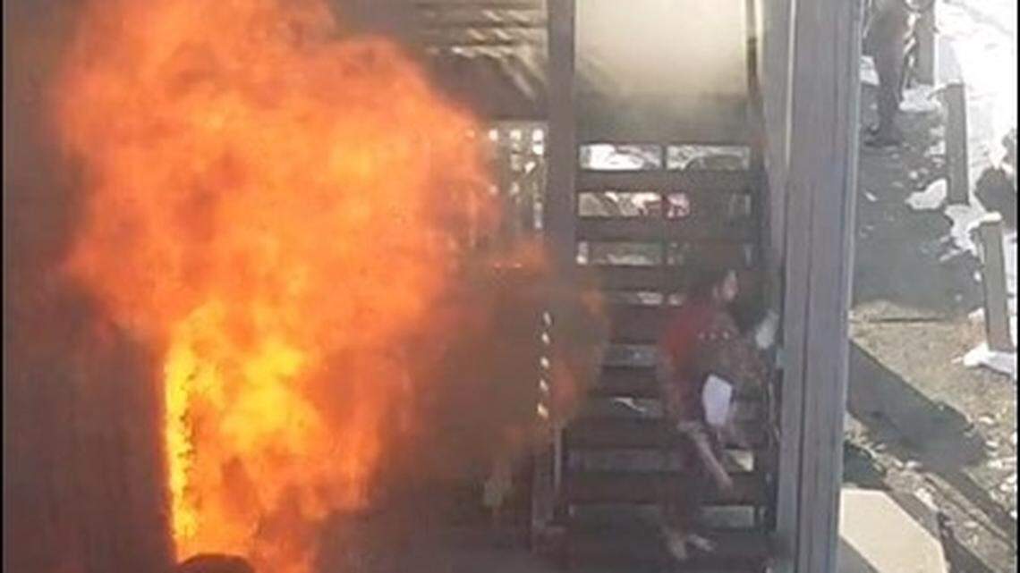 An apartment building was set on fire in Anchorage, Alaska, on Oct. 30, according to federal prosecutors.