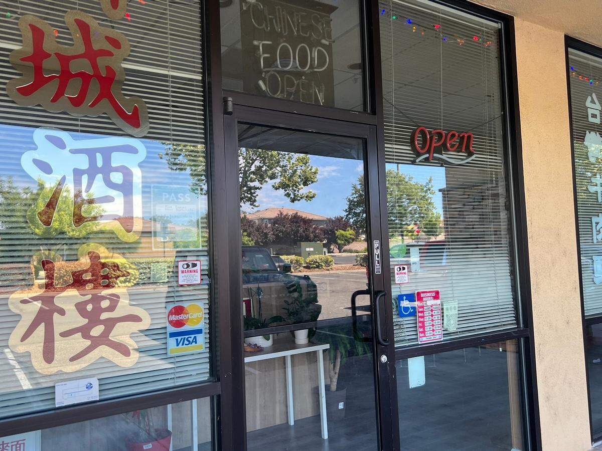 The restaurant was closed and no sign was posted explaining its temporary closure.