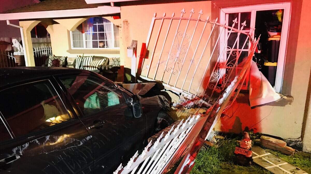 A vehicle crashed into a home in the 3100 block of Normington Drive on Thursday, Jan. 9, 2020. No one was hurt, and the driver was arrested on suspicion of DUI, the Sacramento Police Department said.