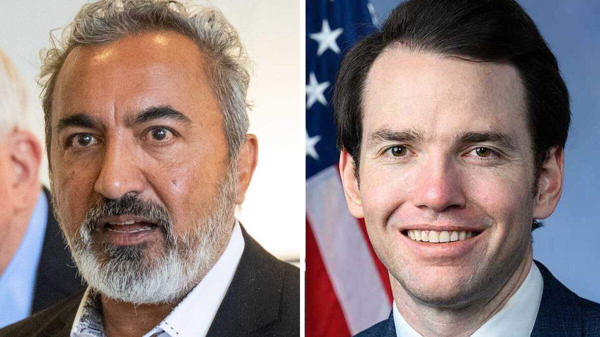 Reps. Ami Bera, left, and Kevin Kiley could face off in one of California's most expensive and attention-grabbing House races under Gov. Gavin Newsom’s proposed redistricting maps.