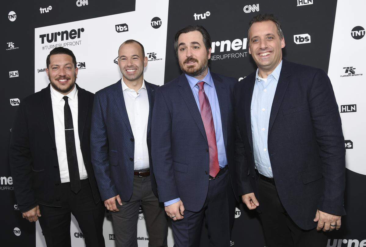 The stars of “Impractical Jokers” back in 2016, from left: Sal Vulcano, James Murray, Brian Quinn and Joe Gatto (who has since left the show). Murray and Quinn will be among the guests at Big Slick Celebrity Weekend.