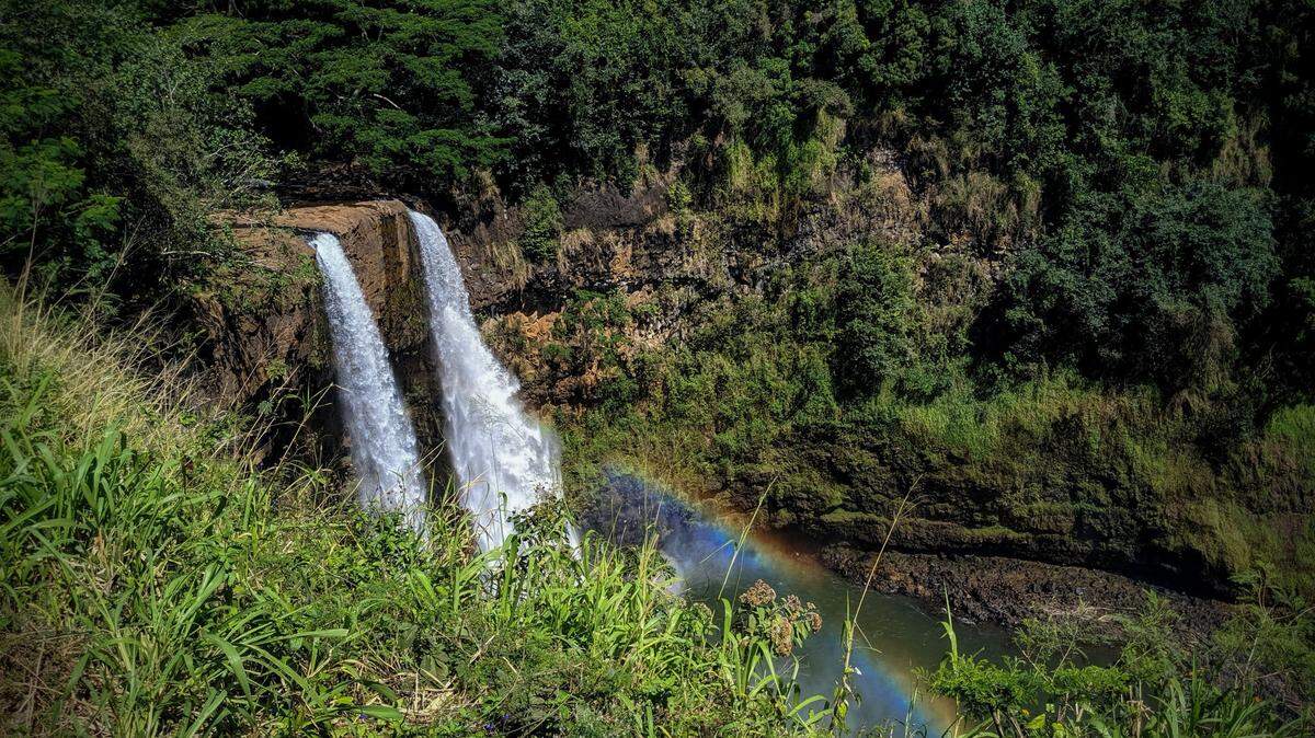 A 28-year-old woman was found dead at the bottom of Wailua Falls in Hawaii, officials said.