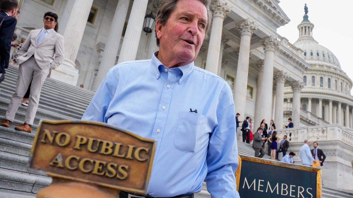Rep. John Garamendi walks down the steps of the Capitol in July in Washington, D.C.