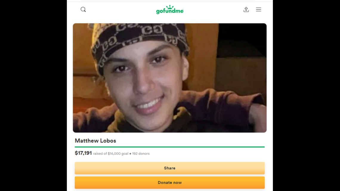 A teen died after the drivers of two cars “purposely targeted” him, striking him three times at a party in California, police officials said. Screengrab from GoFundMe