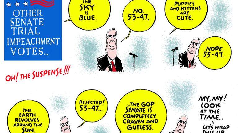 McClatchy editorial cartoons for the week of Jan. 20, 2020