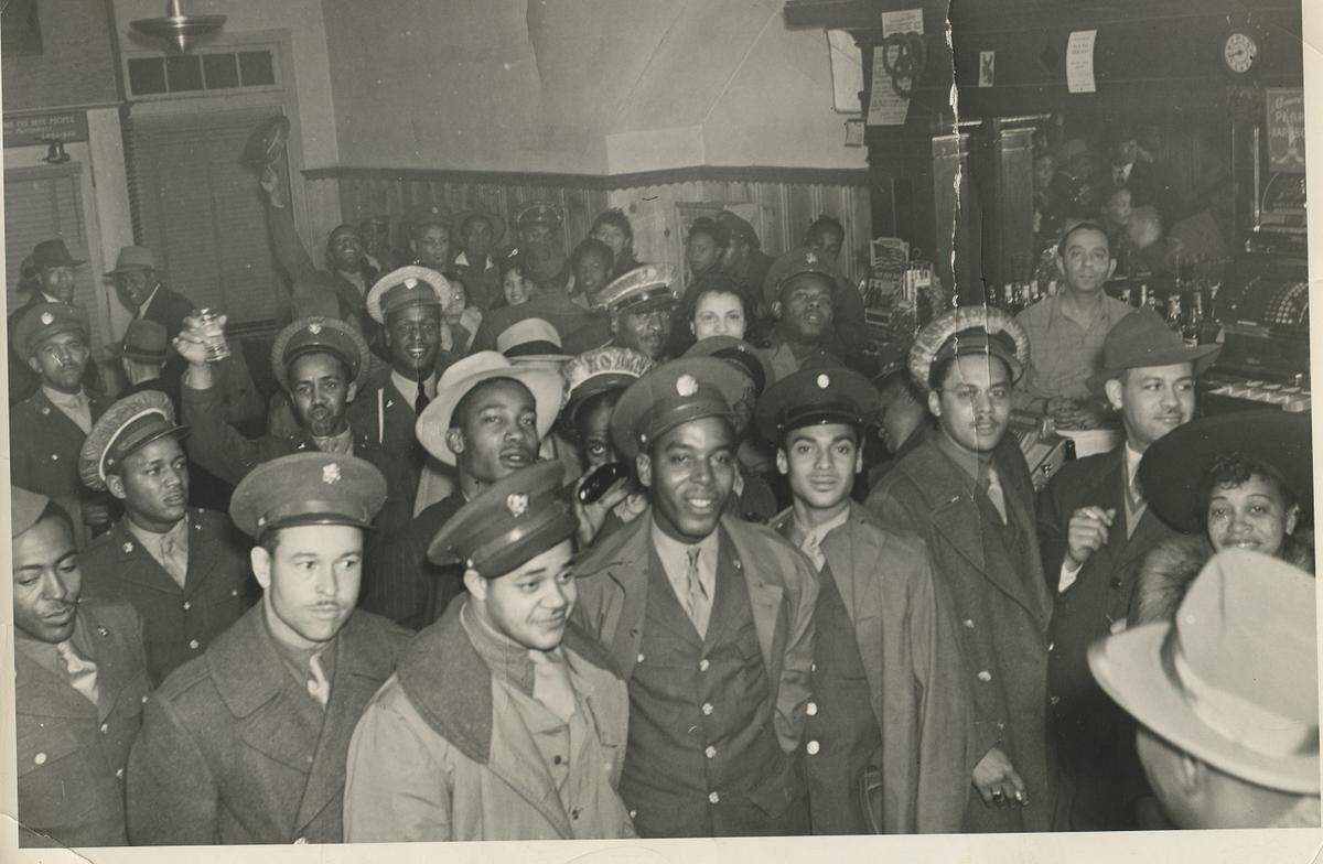 The Zanzibar Club was a legendary Black owned nightclub located at the corner of 6th and Capitol, featuring performers that ranged from local musicians to some of the legends of jazz. During World War II, Black servicemen found a home away from home at the Zanzibar. The building was demolished in the first wave of redevelopment, in approximately 1954-55.