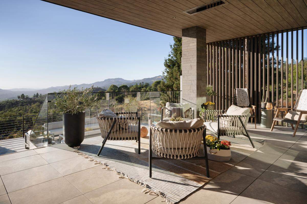 The home is complemented by a 500-square-foot heated, covered deck.