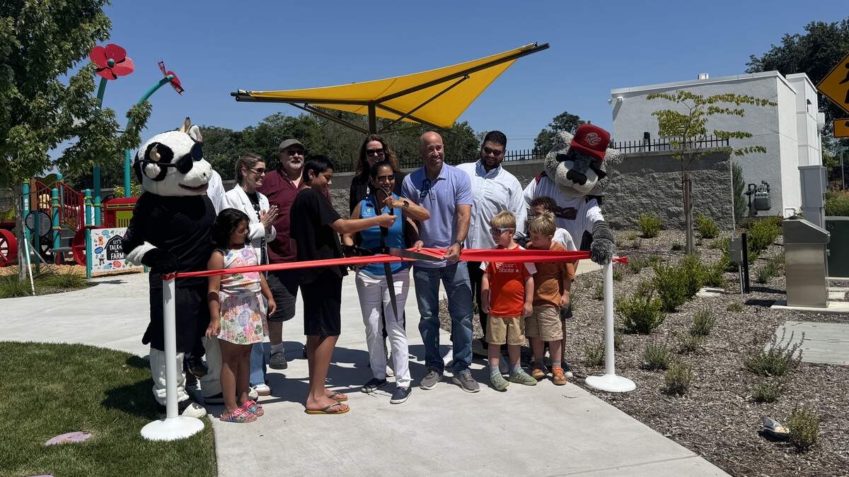 West Sacramento Mayor Martha Guerrero said the new park is “an achievement worth celebrating” on June 18, 2026. Before the new park, the nearest playground was more than a mile away.