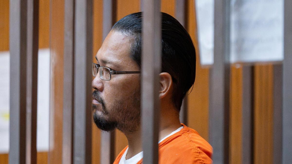 Ronald James Ehman is arraigned in Sacramento Superior Court on Tuesday in the county’s first fentanyl-related murder prosecution.