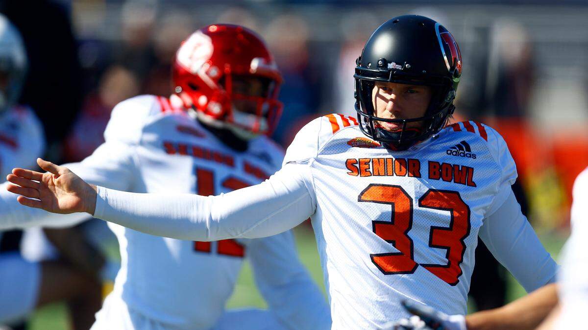 Utah punter Mitch Wishnowsky was the 49ers’ first pick on the final day of the 2019 NFL draft. San Francisco selected him in the fourth round.