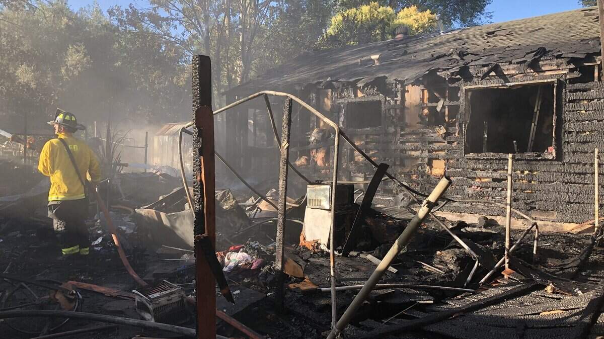 A fire burned multiple sheds and another structure early Saturday, June 25, 2022, the Sacramento Fire Department reported.