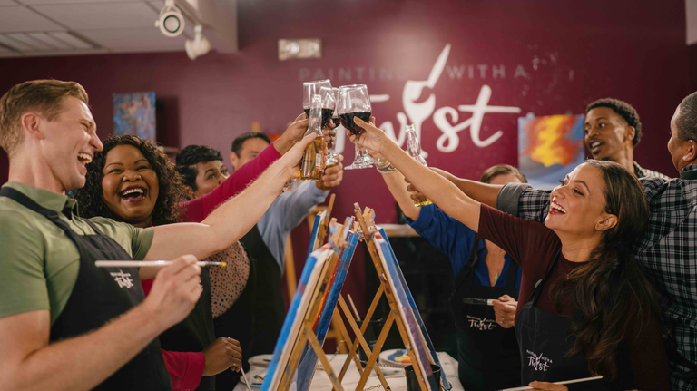 National chain Painting with a Twist and its art classes arrives in Rocklin