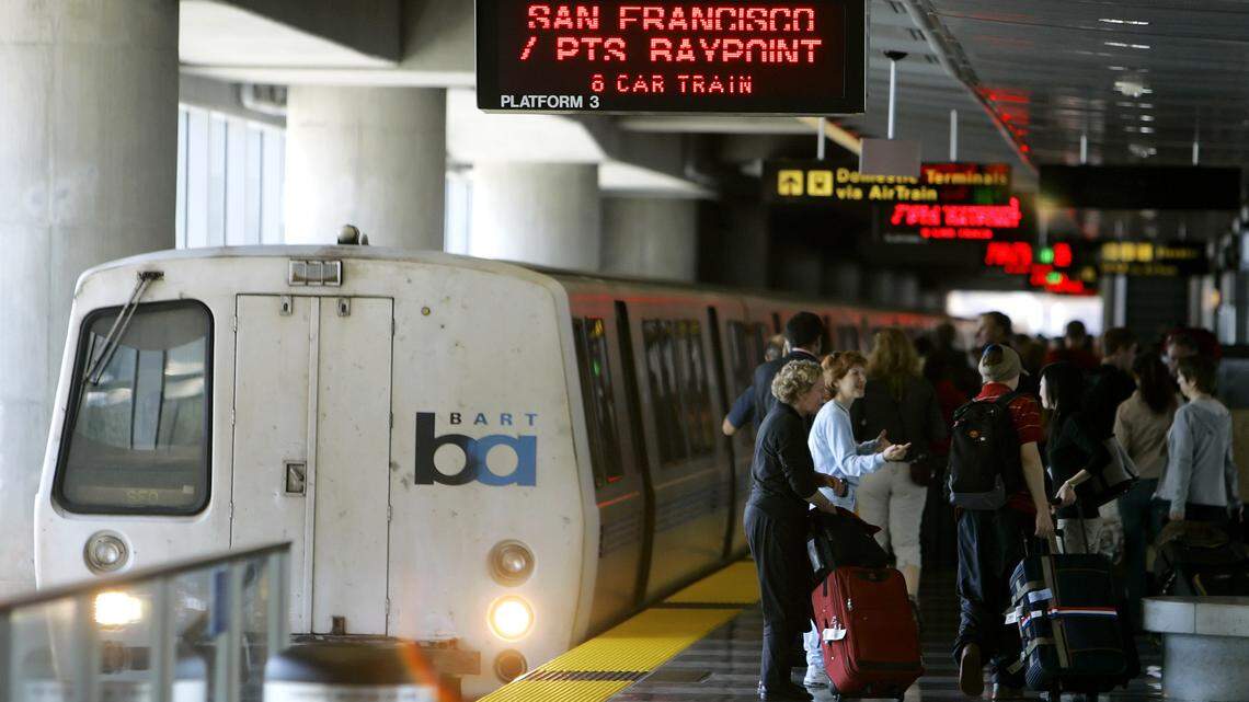 Over 600 people gathered at the Daly City and MacArthur BART stations for San Francisco’s 12th No Pants Subway Ride. Instead of pants, people were encouraged to wear “interesting undies and colorful socks.”