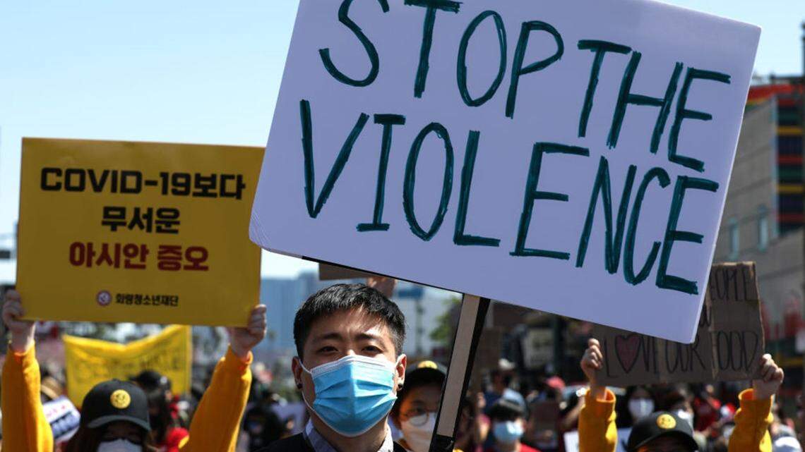 Demonstrators brought attention to anti-Asian hate, and California funded efforts as well, at a “Stop Asian Hate March and Rally” in Los Angeles in 2021. The 2022 Hate Crime in California report showed a decrease in anti-Asian acts.