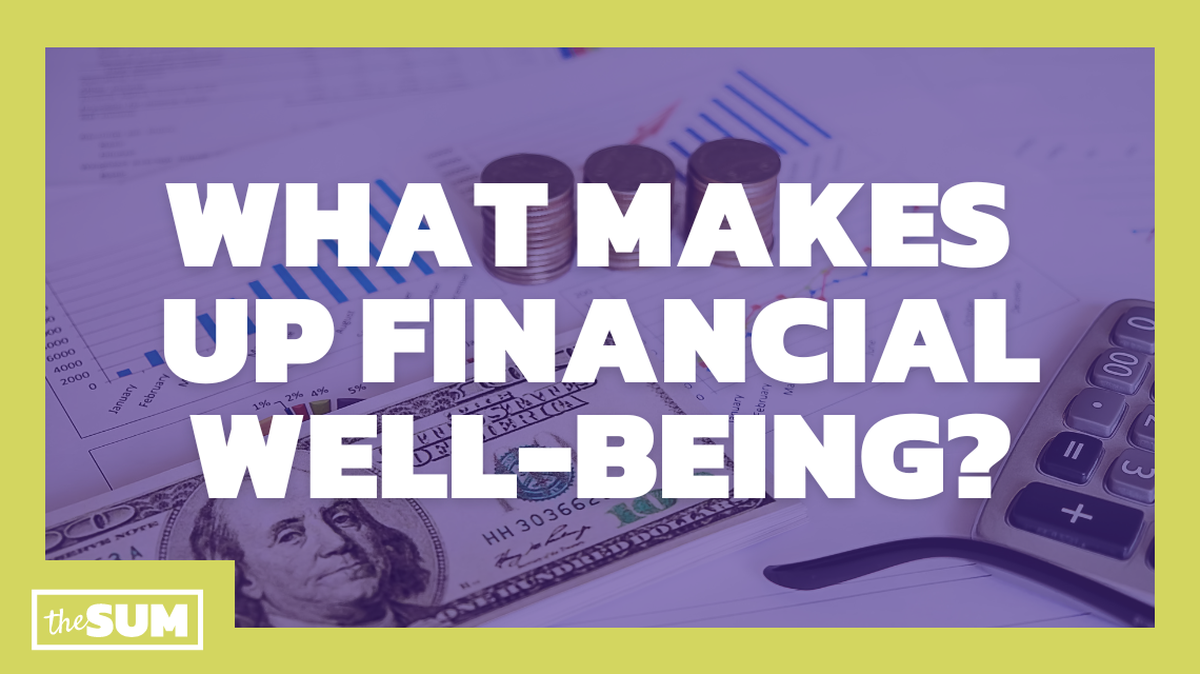 What makes up financial well-being?