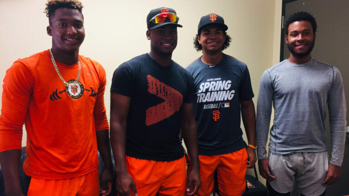 Powerful young bats could finally give the Giants a homegrown outfield All Star