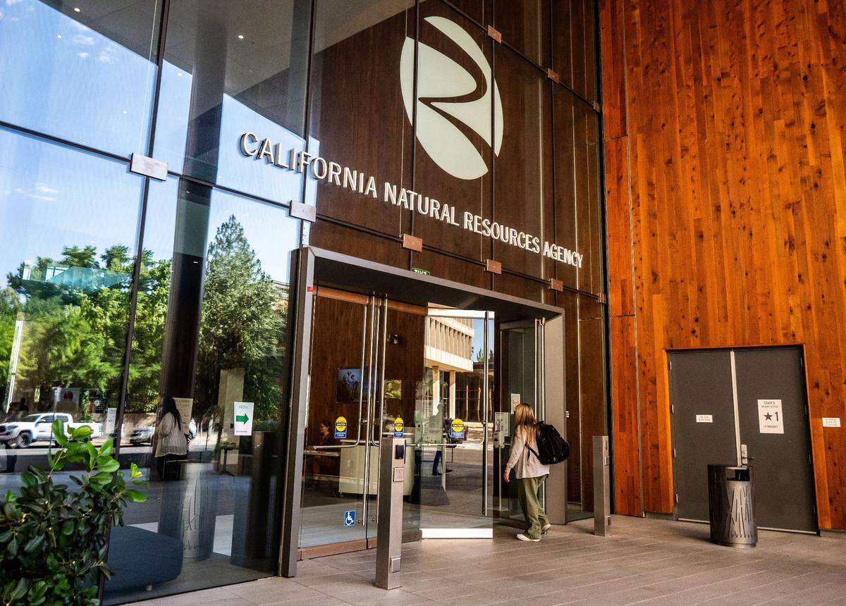 The headquarters of the California Natural Resources Agency on July 1, 2025.
