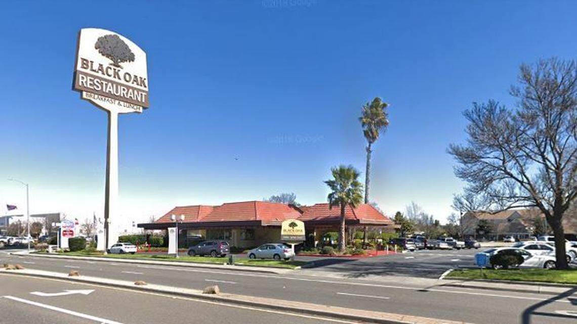 The Black Oak Restaurant, across Interstate 80 from the former Nut Tree in Vacaville, California, has closed.