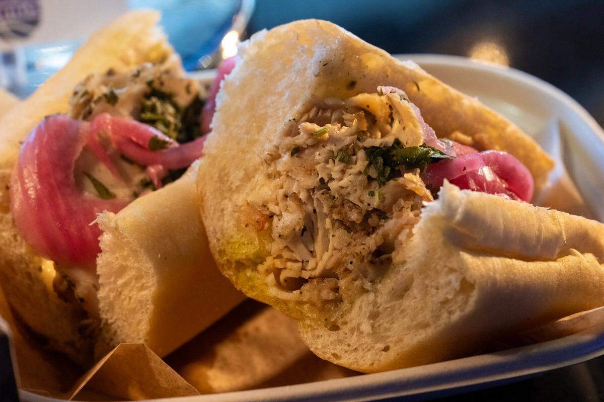 The porchetta sandwich, an original menu item from Golden 1 Center’s opening year, has returned.