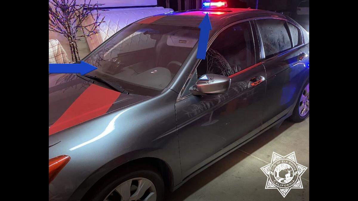 The Elk Grove Police Department said it arrested a man, 36-year-old Michael Duong, Tuesday, July 20, 2021, on various charges related to impersonating law enforcement. Duong allegedly failed to stop for officers and displayed a badge falsely identifying himself as a federal officer.