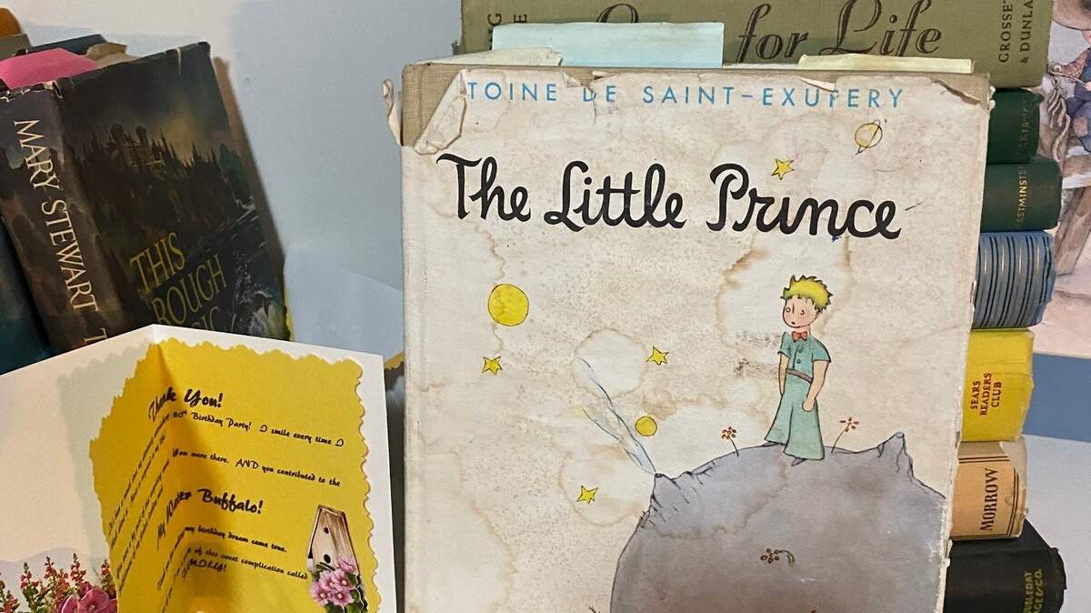 The author’s well-loved copy of “The Little Prince.”