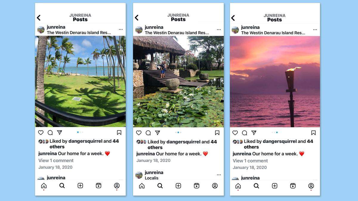 A January 2020 post from the Instagram account of former Capital Public Radio executive Jun Reina shows his accommodations at the Westin Denarau Island Resort & Spa in Fiji.
