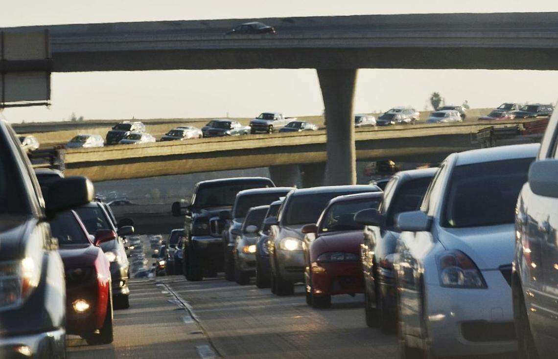 The traffic clogging California’s roadways spews streams of greenhouse gases into the air. New regulations on fuel, designed to reduce carbon emissions, are expected to hike gas prices 36 cents a gallon by 2030.