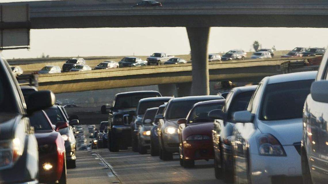 The traffic clogging California’s roadways spews streams of greenhouse gases into the air. New regulations on fuel, designed to reduce carbon emissions, are expected to hike gas prices 36 cents a gallon by 2030.