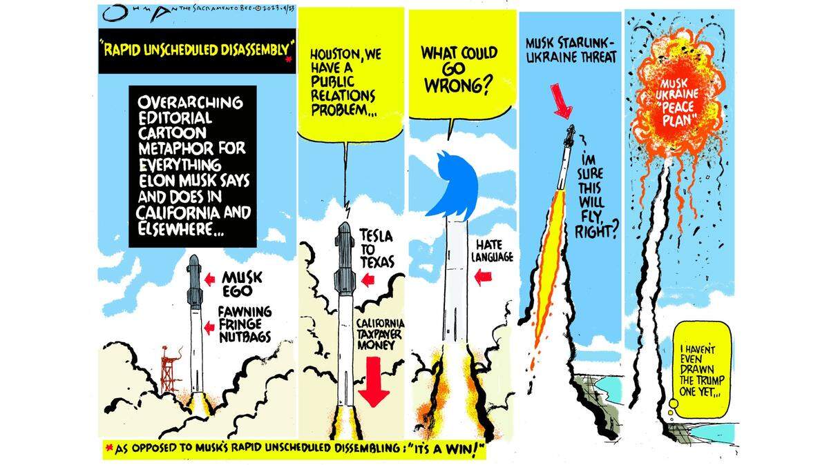Elon Musk’s SpaceX blows up.