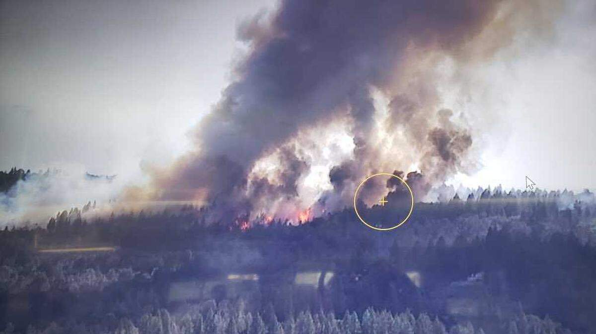 A mandatory evacuation order was issued Monday July 18, 2022, as the Winding Fire moved rapidly near Oregon House, California in Yuba County.