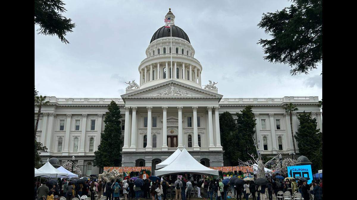 California 100 hosts their Youth Futures Summit at the Capitol West Lawn, celebrating the next generation of scholars on March 12, 2023.
