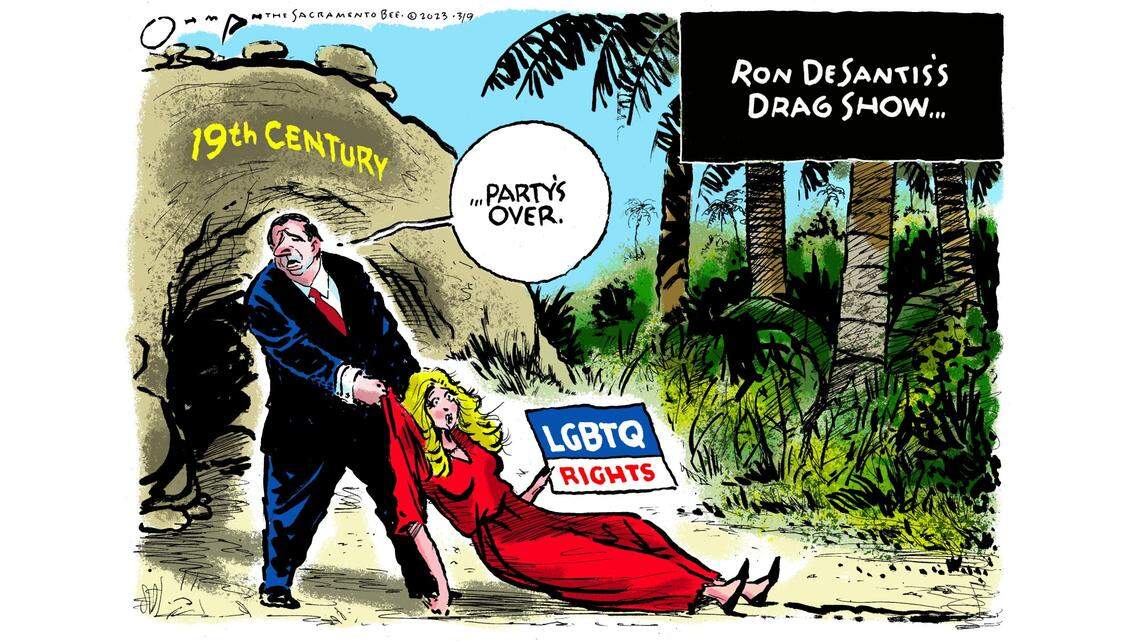 Florida Gov. Ron DeSantis continually drags gay people to build his name recognition | Opinion