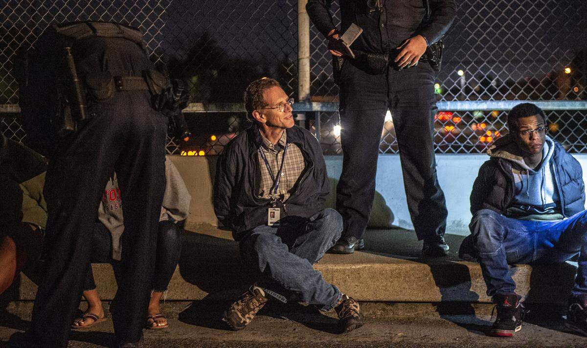 Sacramento Bee reporter Dale Kasler was detained Monday night while covering a Stephon Clark protest in East Sacramento.