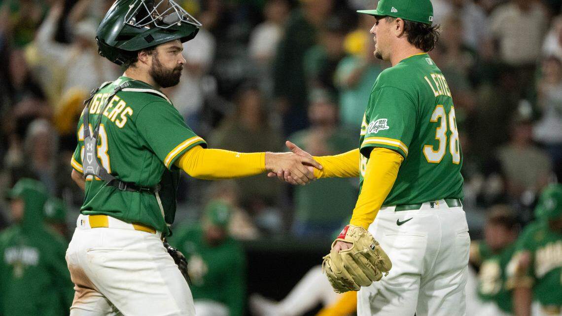Shea Langeliers is off to a fast start. What does it mean for his future with A’s?