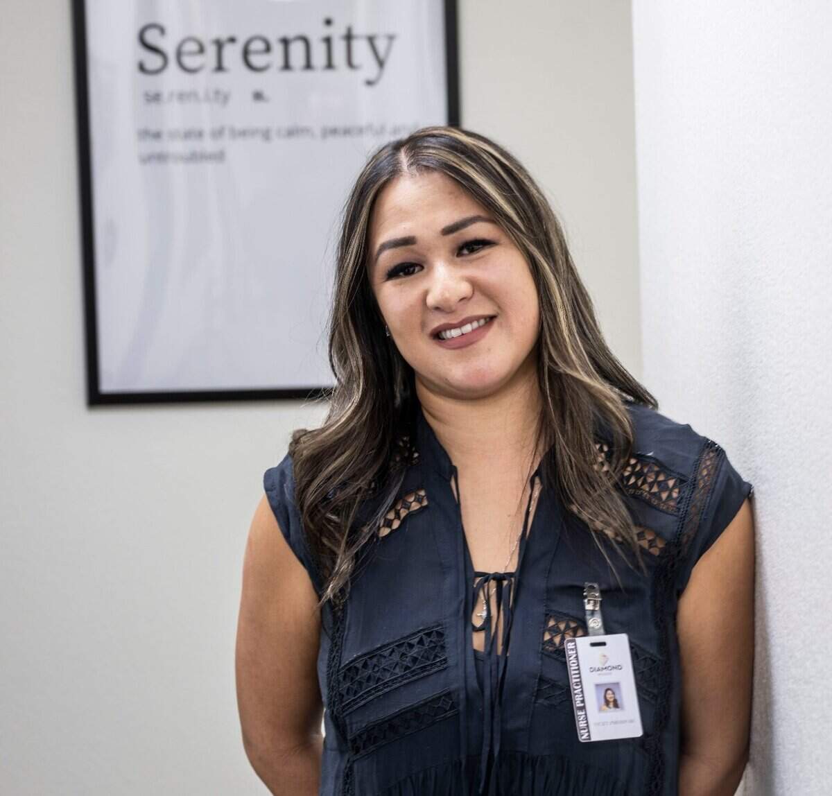 Vicky Magobet, CEO of Diamond House Detox in south Sacramento, stands in her drug and alcohol treatment clinic Thursday. Magobet opposes the opening of a marijuana dispensary around the corner.