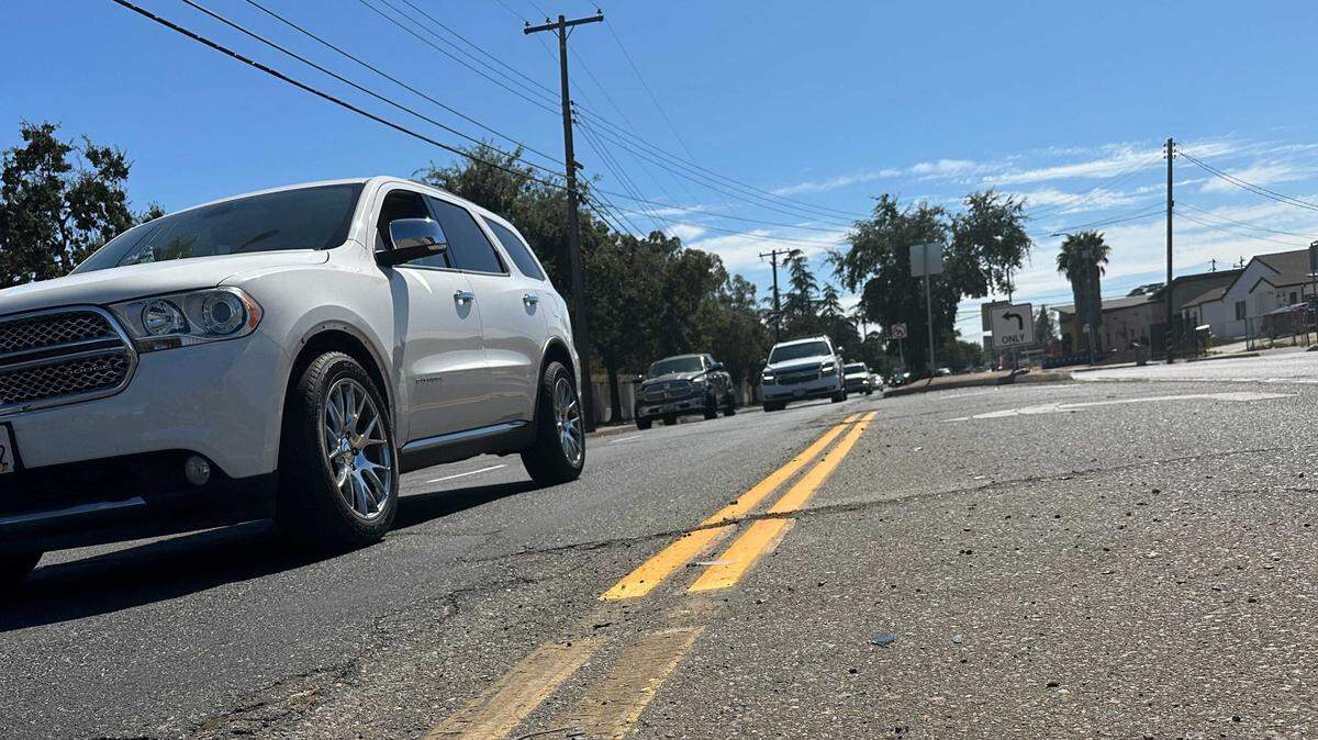 Vehicles travel along Marysville Boulevard near Nogales Street in North Sacramento in September. At a meeting on Tuesday, a city Public Works official told council members the city had at least $5 billion backlog of transportation improvements.