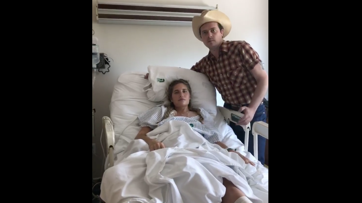 Katie Malone was parasailing in Mexico in early June — and then crashed into the ground after her parasail became detached to the boat carrying it along. She floated in the area for 45 minutes and is now being treated at UCSD Medical Center.