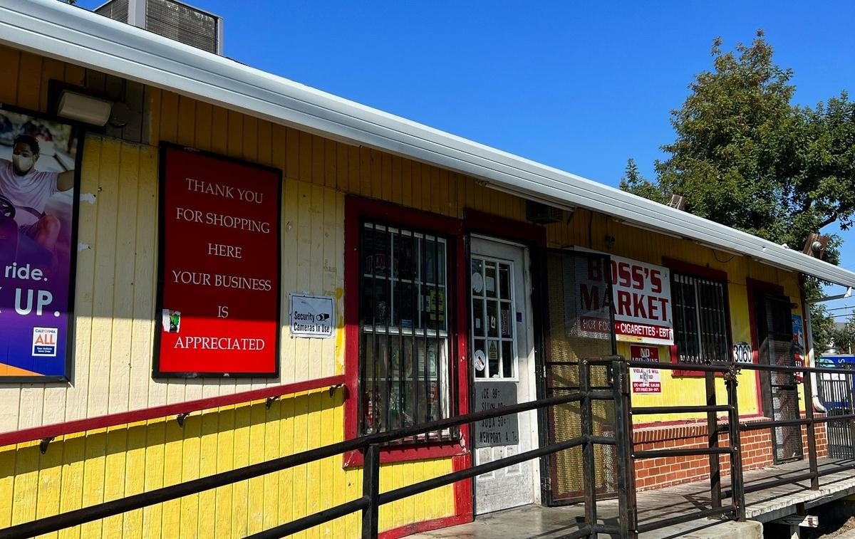 Boss Market at 3060 Martin Luther King Jr Blvd, Sacramento.