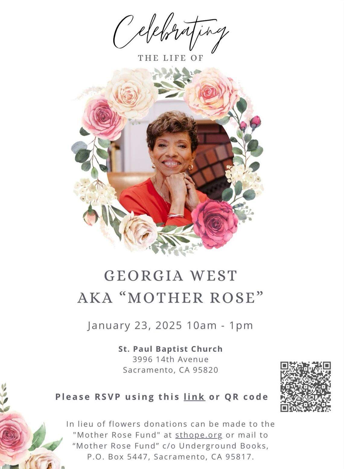 Georgia Rose Peat West, the mother of Sacramento’s first Black mayor, made Underground Books in Oak Park a place where Sacramento High School students could learn job skills and young children could get free books.