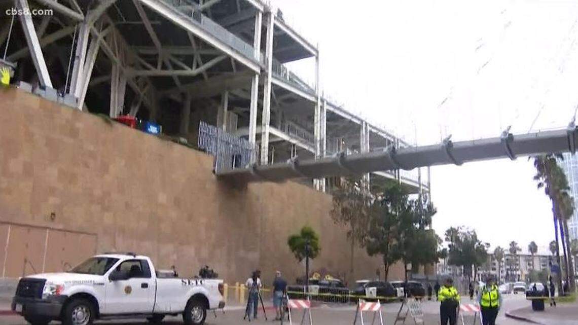 A 2-year-old boy and his mother died Saturday after falling from the third level of Petco Park stadium in San Diego before a Padres game, police say.