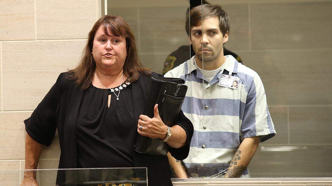 Jonathan Froste, 21, is arraigned in Yolo Superior Court on Friday, June 22, 2018, on suspicion of murdering two Woodland teenagers who disappeared in 2016. He is represented by attorney Ava Landers.