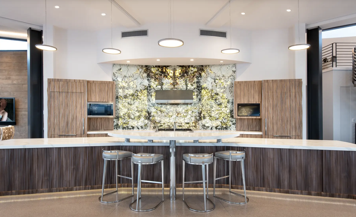 The kitchen.