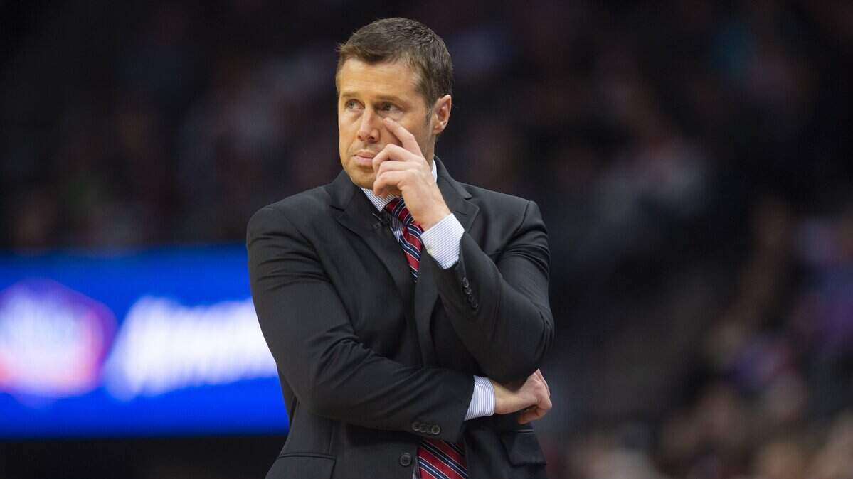 Sacramento Kings head coach David Joerger in the second quarter in Thursday nights NBA game between the L.A. Clippers and Sacramento Kings on November 29, 2015 at the Golden 1 Center.