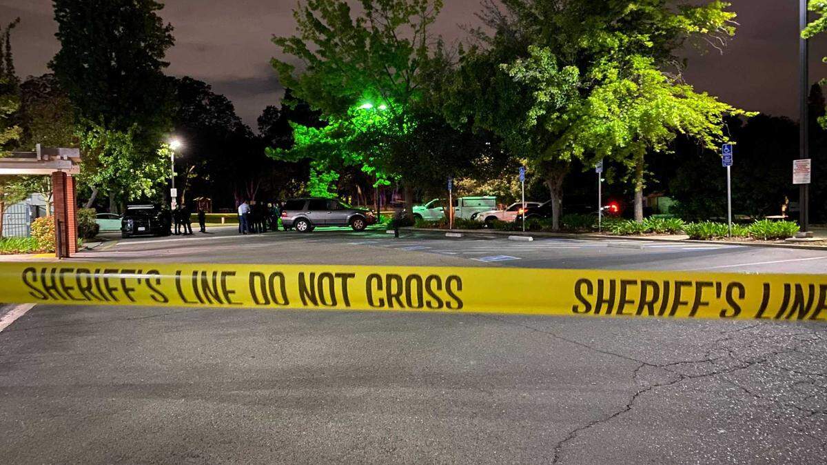 Detectives on Monday night April 18, 2022, were investigating the shooting deaths of two men after a victim was gunned down at Fair Oaks Park and the suspected gunman was chased down and killed in Citrus Heights, California.