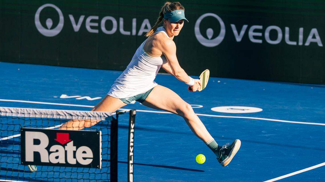 Agassi, Blake top pickleball players Waters, Bouchard in battle of the sexes