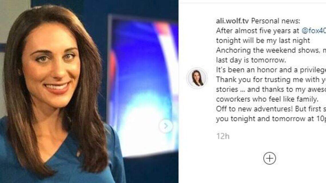 Fox40’s Ali Wolf leaving weekend anchor position, she says. ‘Off to new adventures!’