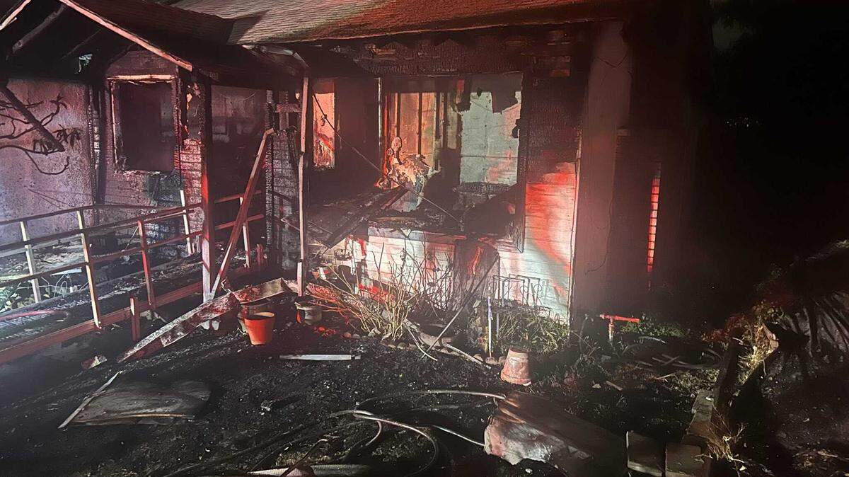 Fire swept through a home on the 7600 block of Tartan Drive in Antelope on Tuesday, Sept. 17, 2024. Firefighters found a woman with severe burns and the body of an adult inside the flames.