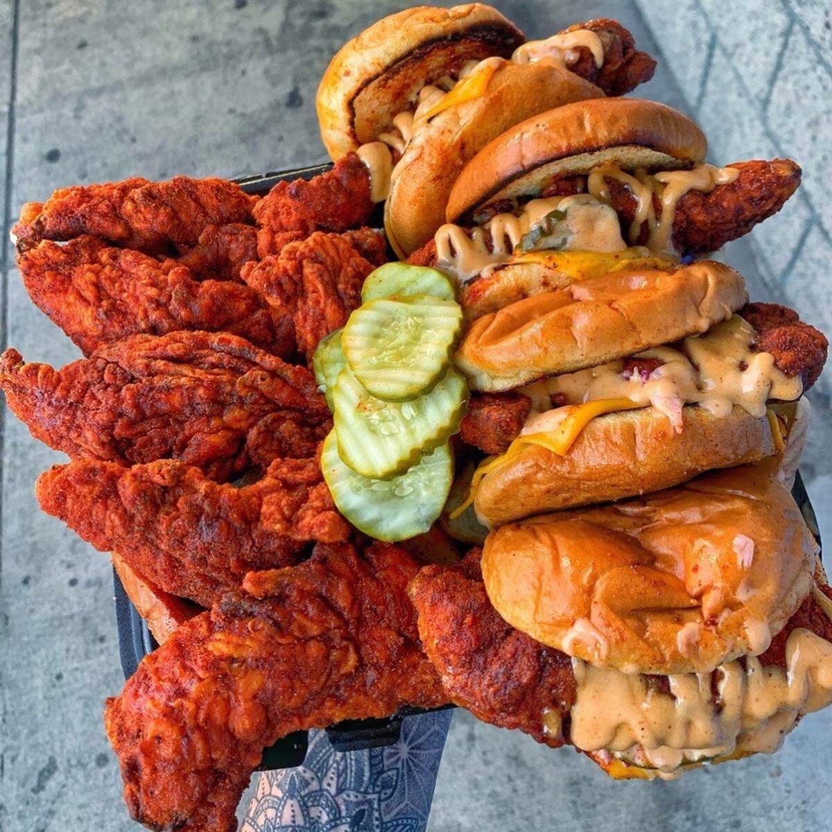 Dave’s Hot Chicken is handing out free sliders Thursday.